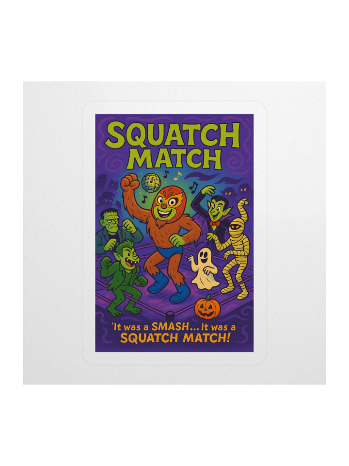 Lil’ Squatch Slam Sticker product image (2)