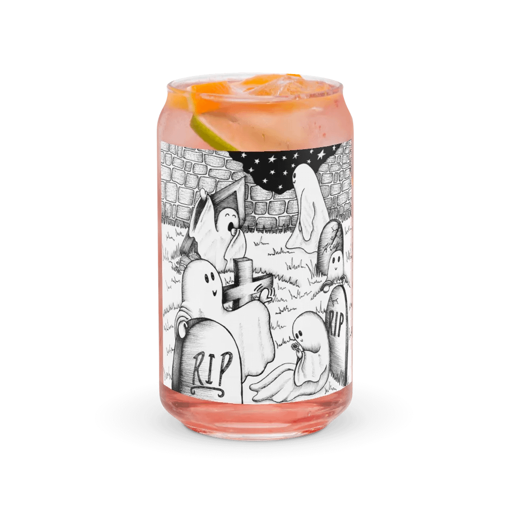 Graveyard Wake Up can-shaped glass product image (3)