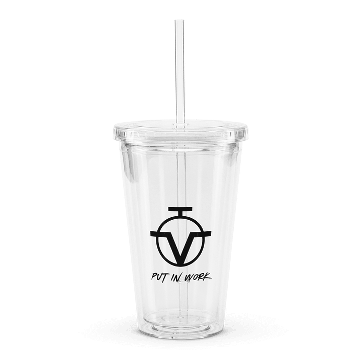 SoloRiotz Clear Cup with Steel Straw product image (1)