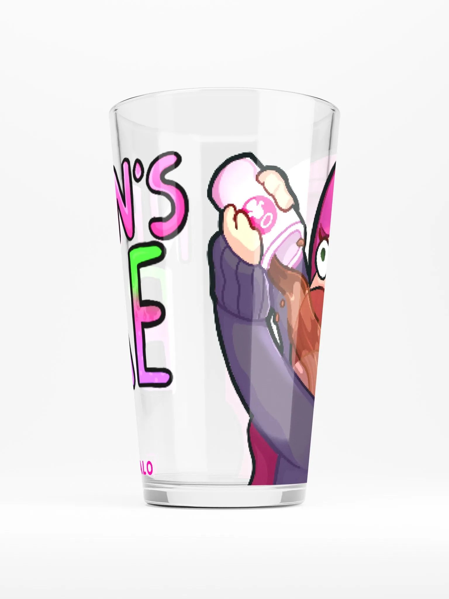 Neon's Bae Chug Pint Glass product image (1)