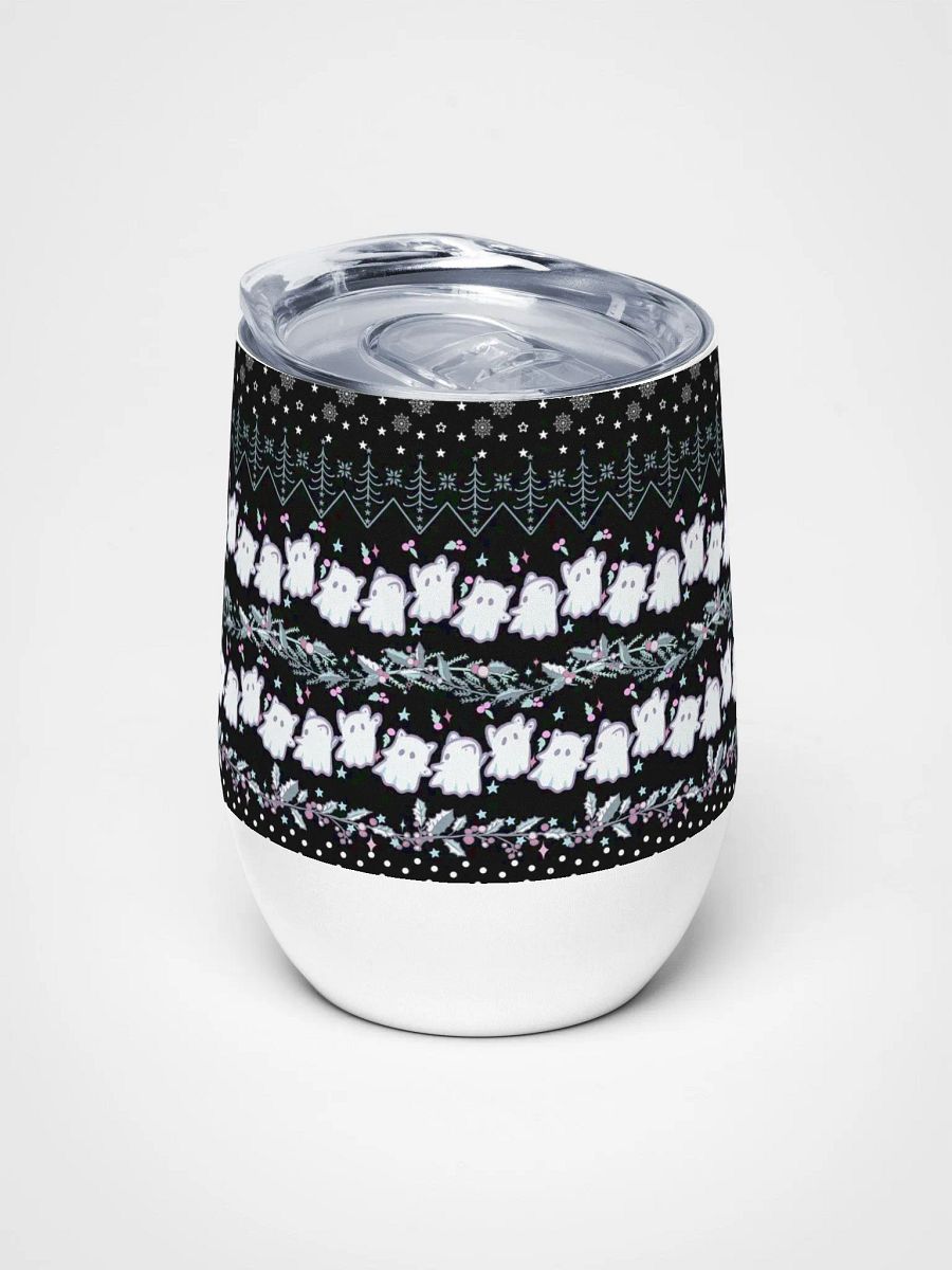 Whimsical Holiday Cheer Wine Tumbler (12oz) product image (5)