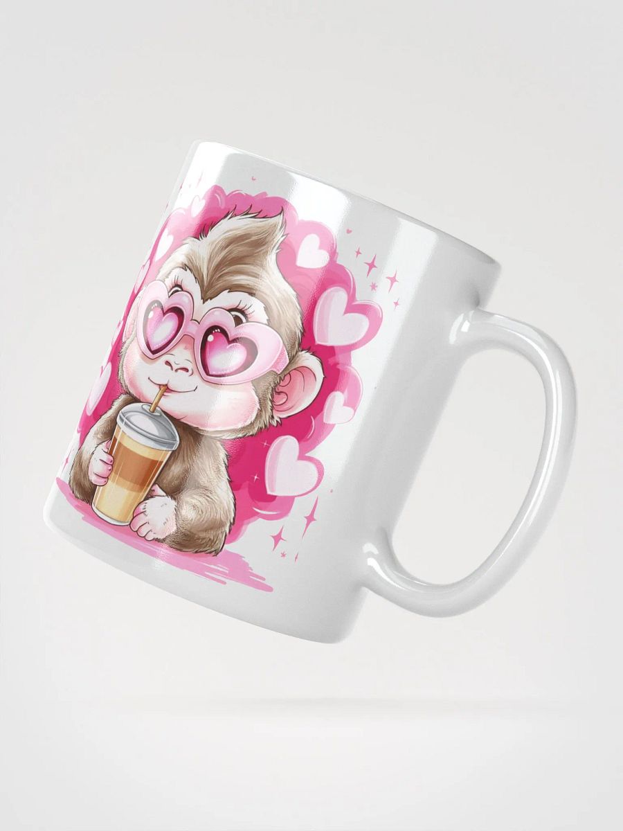 Love Monkey White Glossy Mug product image (5)