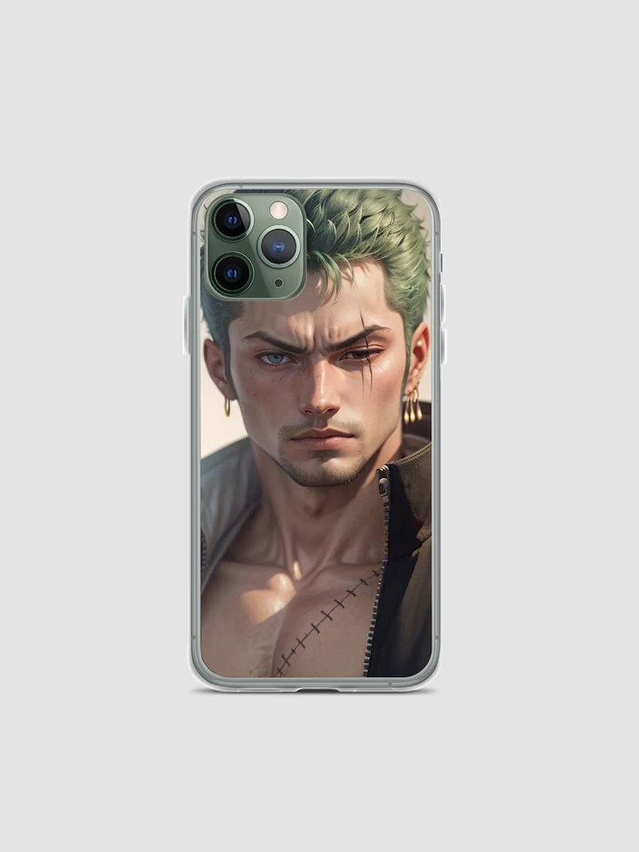 Zoro One Piece Inspired iPhone Case - Fits iPhone 7/8 to iPhone 15 Pro Max - Swordsman Design, Durable Protection product image (2)