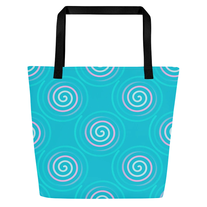 Beautiful Minimalist Ocean Swirl Pattern All Over Print Tote product image (2)