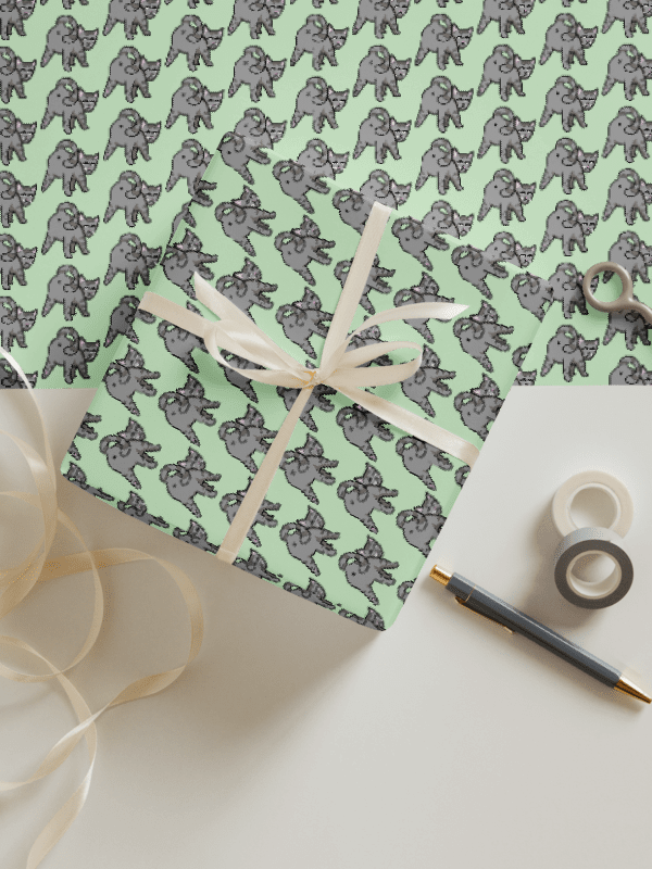 Meowy Catmas Wrapping Paper product image (5)
