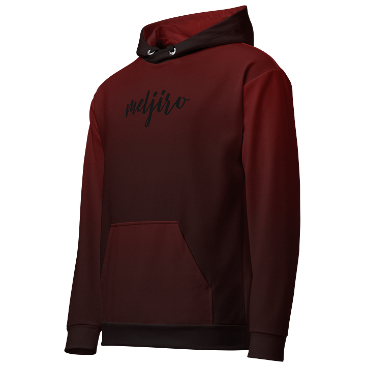 Gradient Meljiro Crimson Hoodie – Bold Style Meets Ultimate Comfort product image (2)