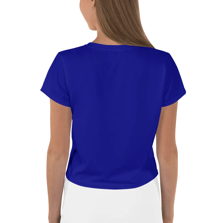 Women's Navy Blue Crop T-Shirt product image (2)
