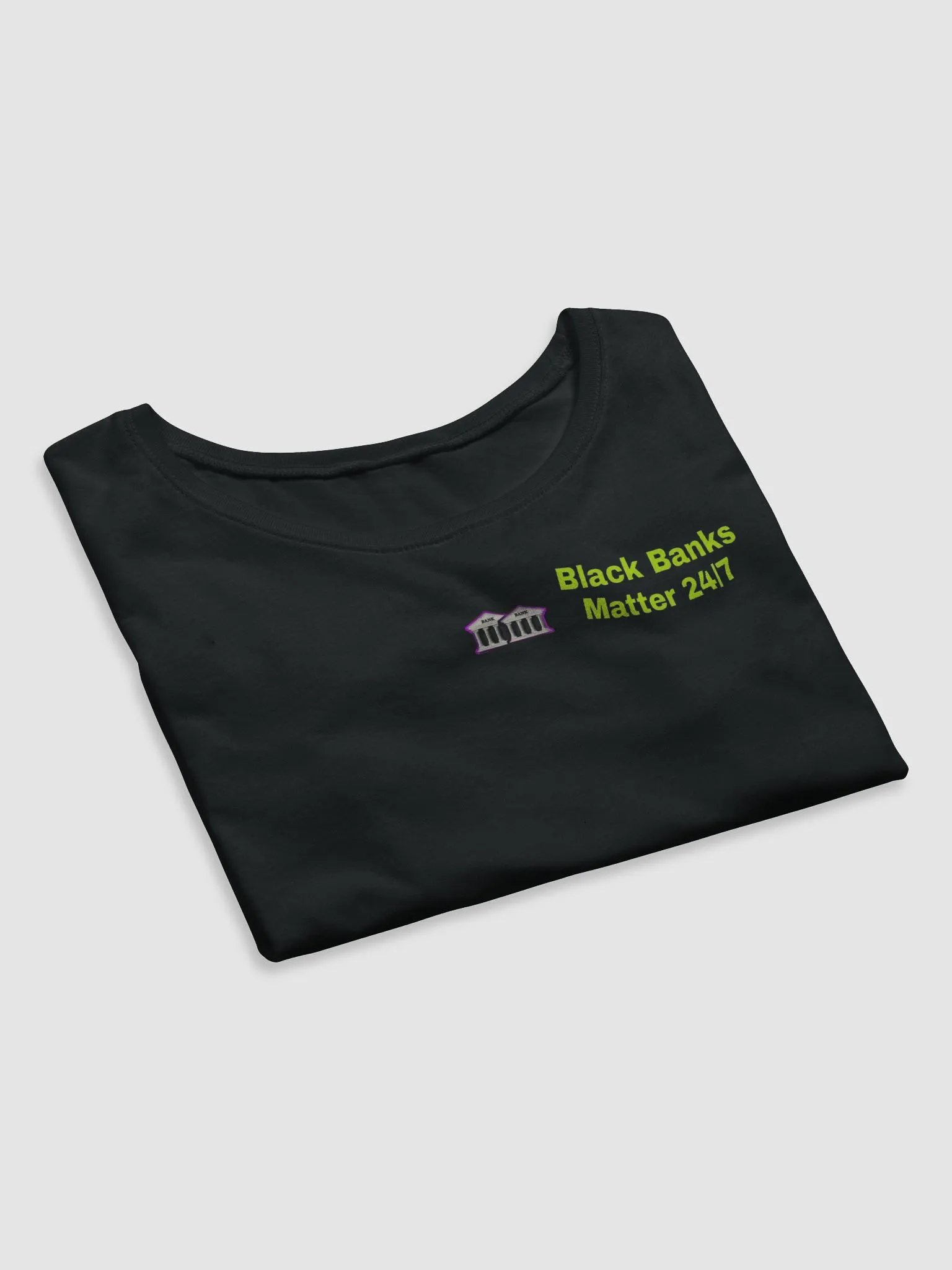 Black Banks Matter 24/7 Graphic Crop Tee product image (7)