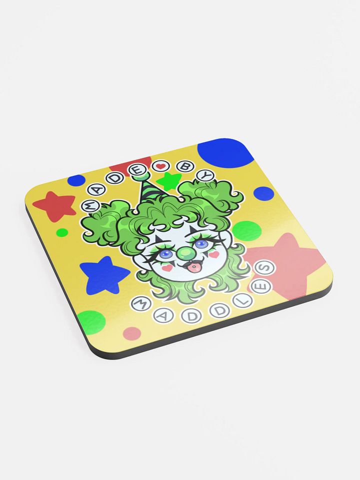 Made by Maddles Logo Cork Coaster product image (2)