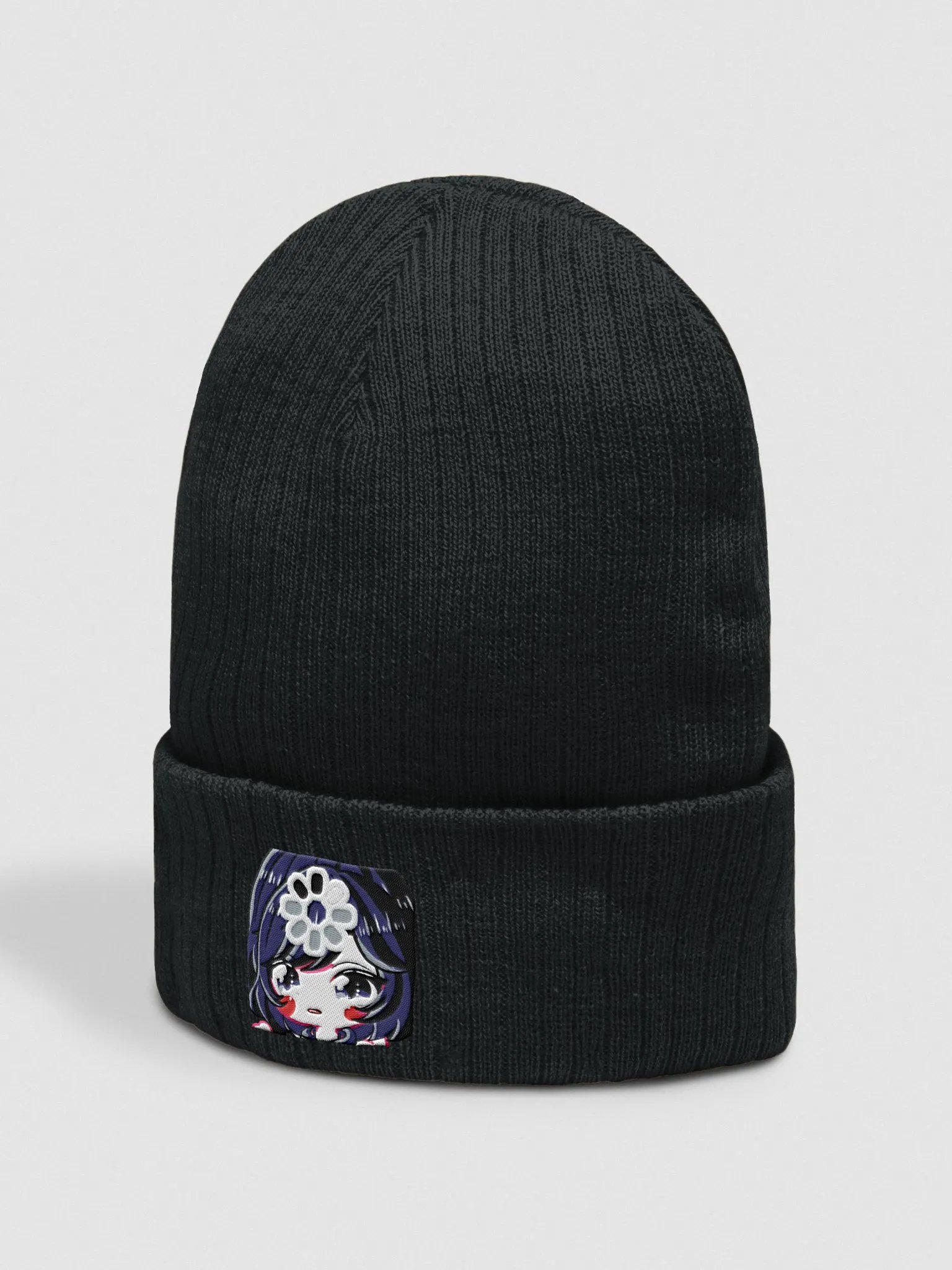 Buffering Ark Ribbed Knit Beanie product image (3)