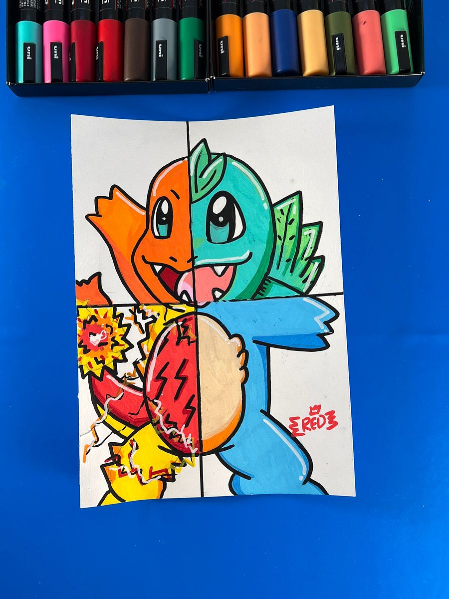 Charizard in 4 Different Elements Styles AS IS product image (1)