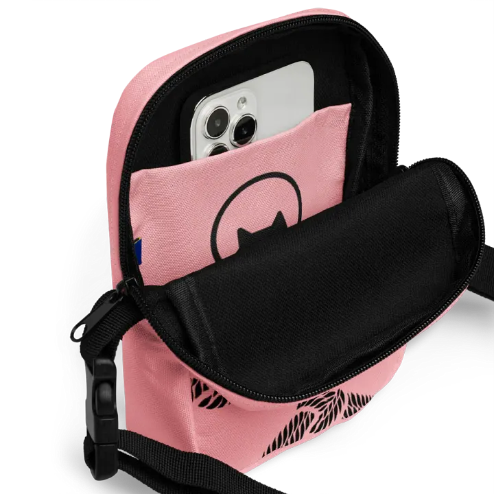 Diamond Tie hip bag (Pink and Black) product image (2)