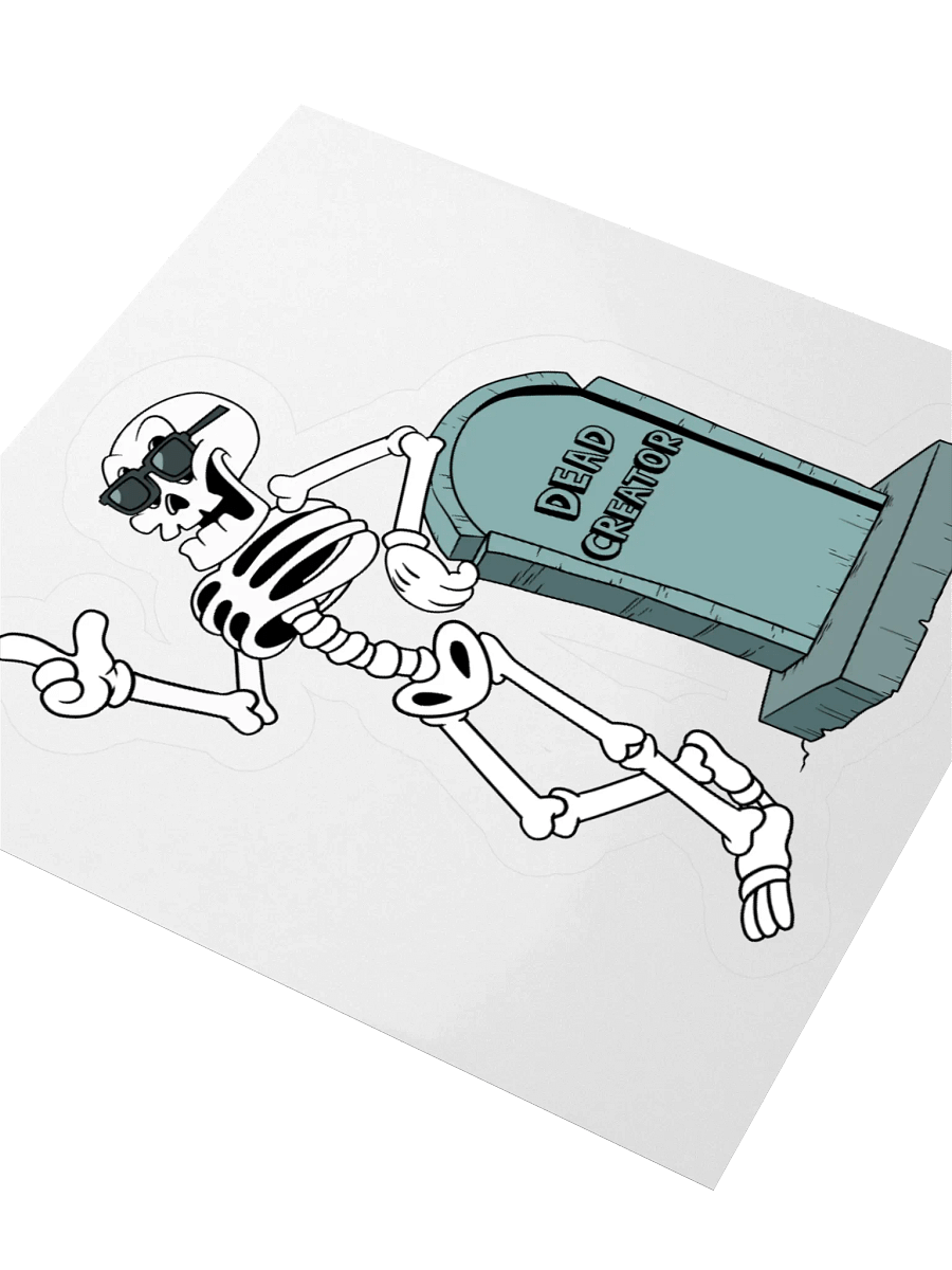 Dead Creator Sticker product image (8)