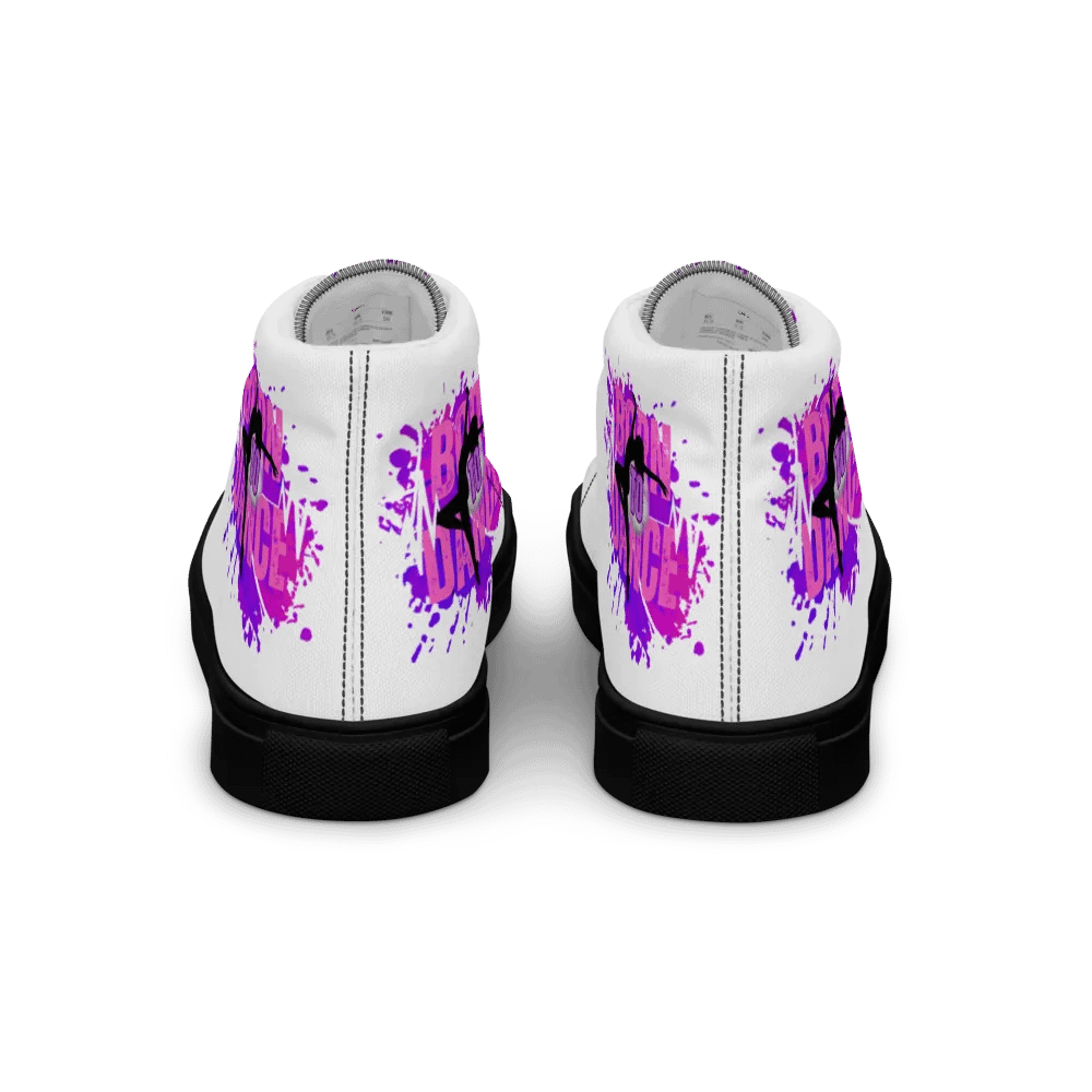 Retro Born to Dance Splash Her Silhouette High Tops product image (9)