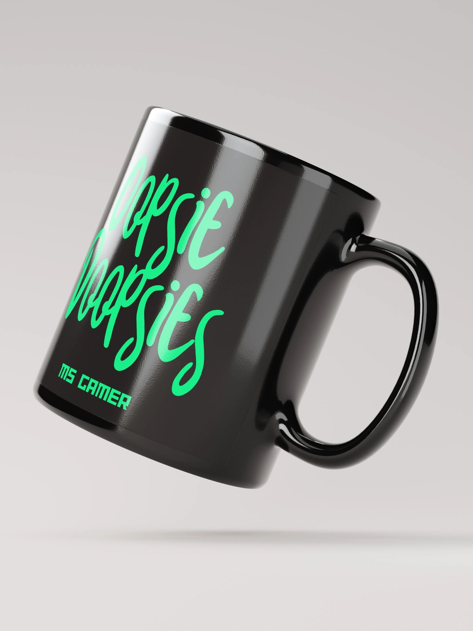 Ms Gamer Oopsie Doopsie Black 11oz Mug - Black product image (2)