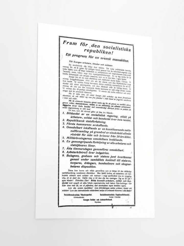 Fram för den socialistiska republiken! product image (2)