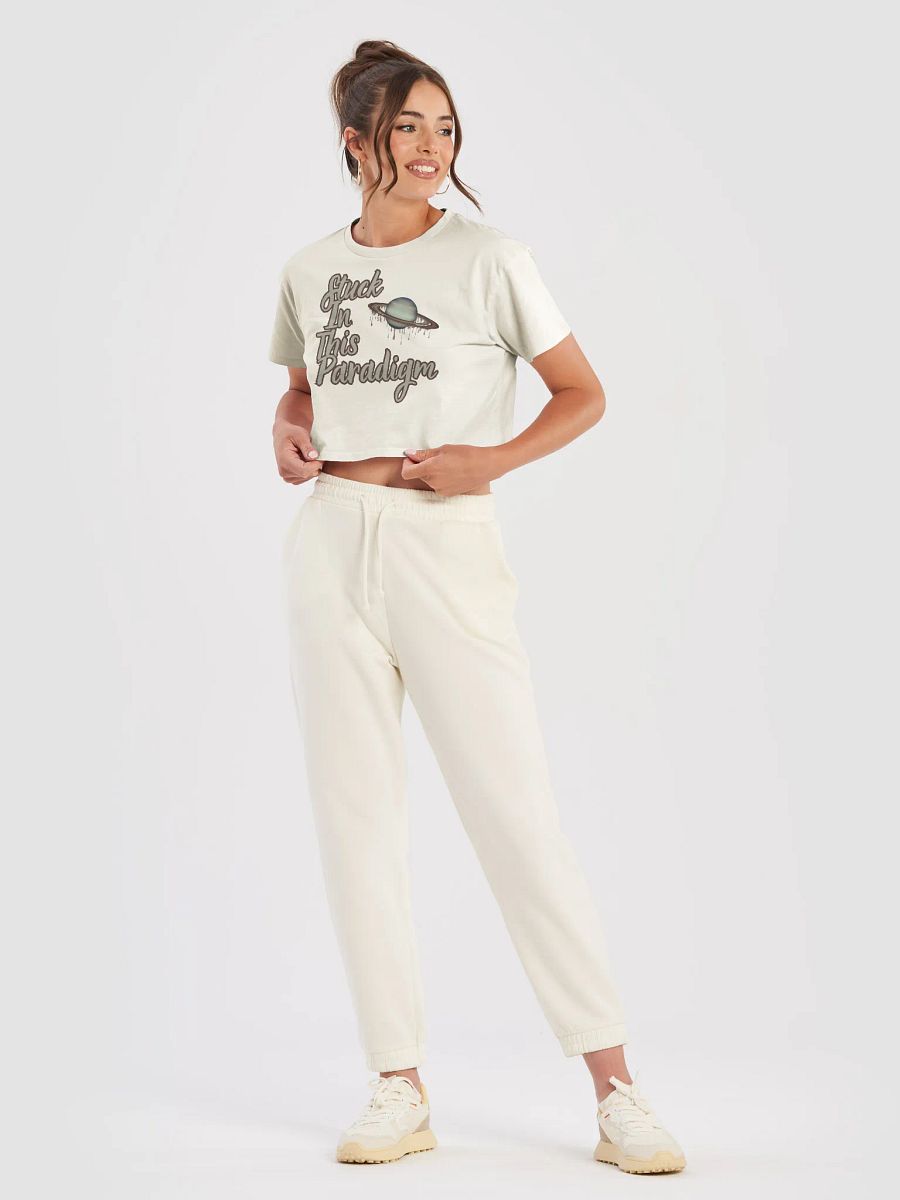 Stuck In This Paradigm Saturn Women's Crop Top product image (5)