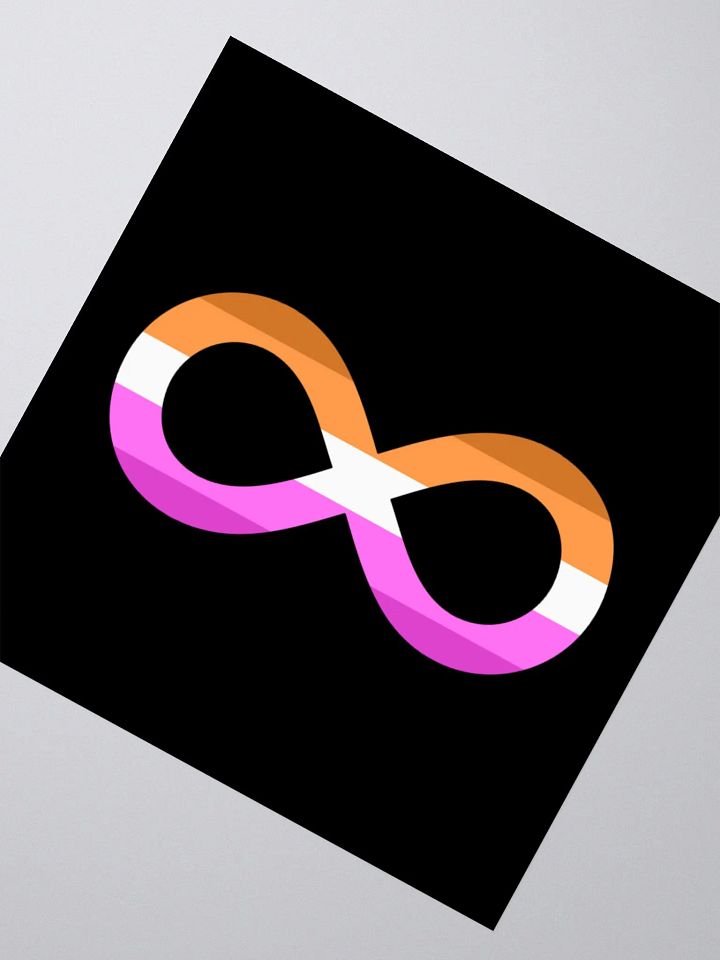 Autistic Lesbian Infinity Sticker product image (5)