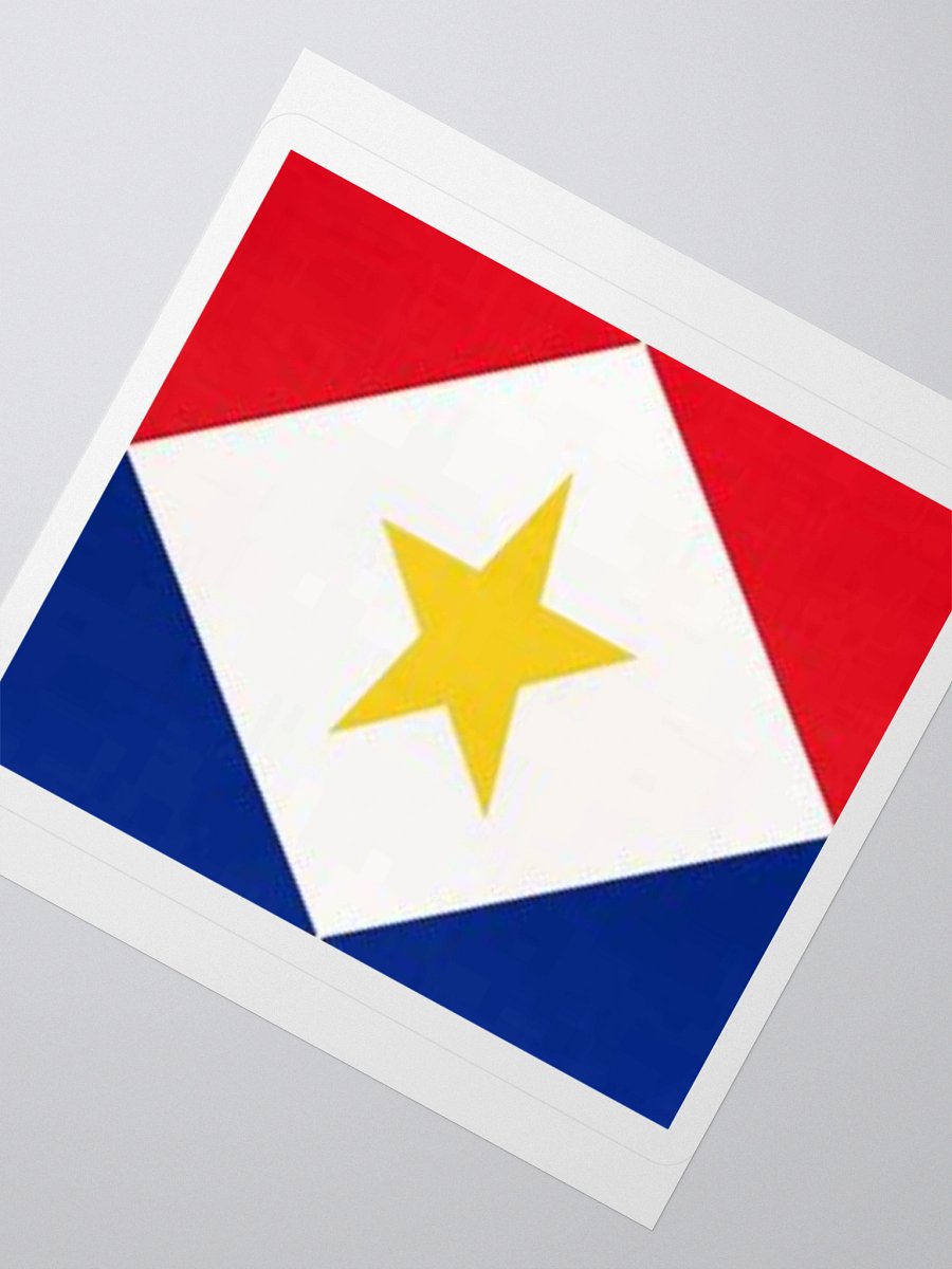 Saba Flag Sticker - Durable Vinyl for Indoor Use - Multiple Sizes Available product image (5)