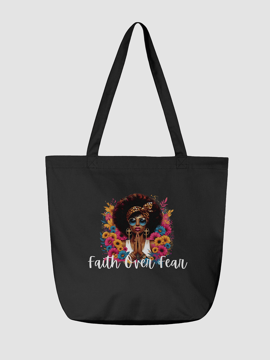 Faith Over Fear Illustrated Tote Bag product image (4)