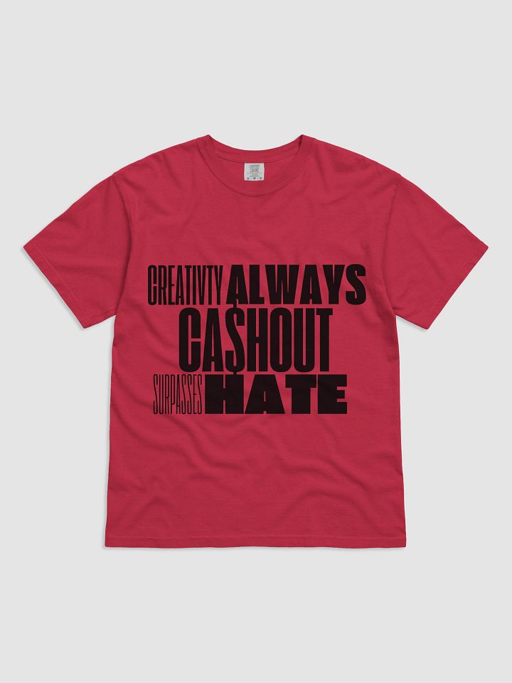 CASHOUT Signature Tee (Black Letters) product image (5)