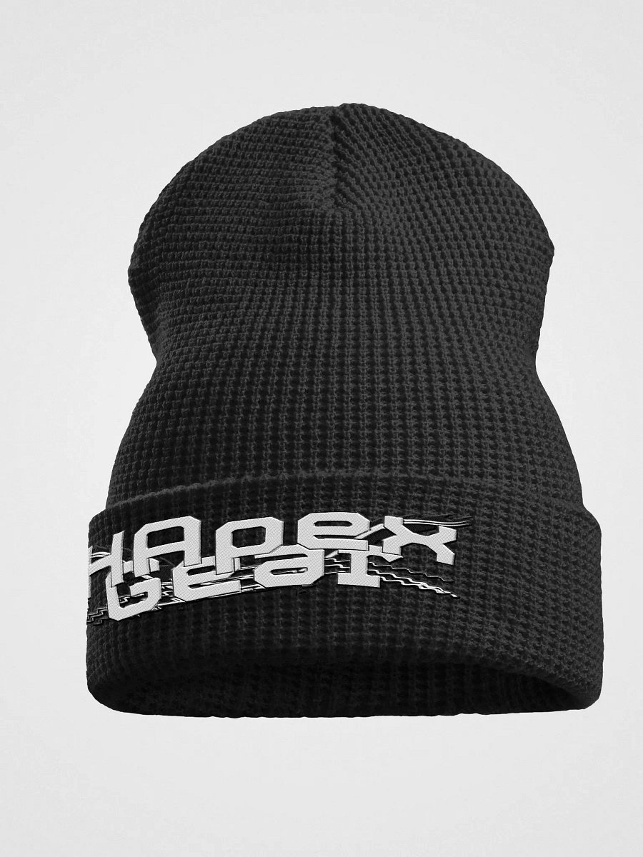 Waffle Beanie - Embroidery - White HApex Gear White Logo product image (37)