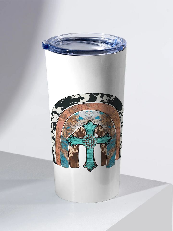 Rainbow Jesus Cowhide - Adult Tumbler product image (2)