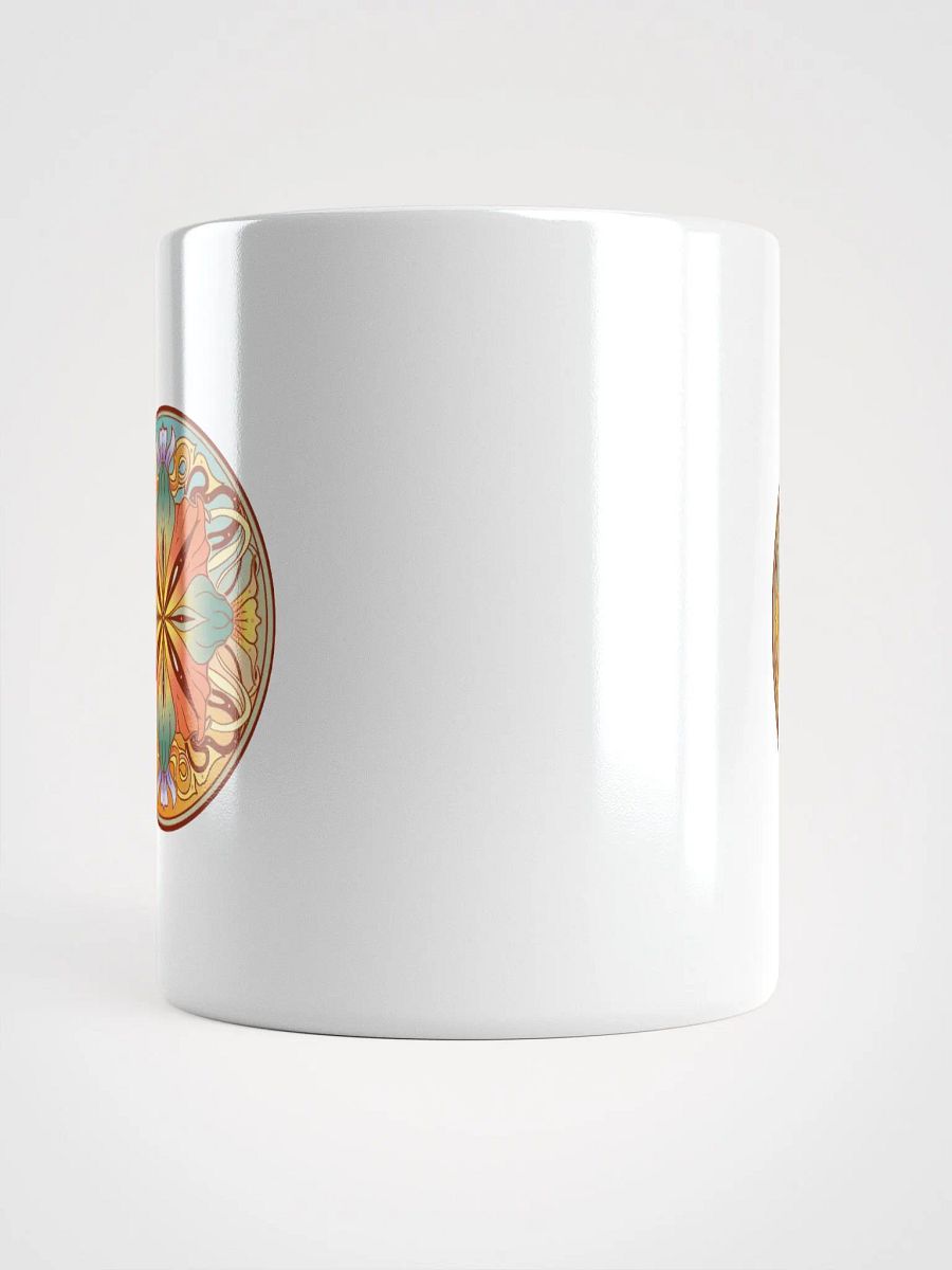 Teal Floral Mandala - White Mug product image (5)