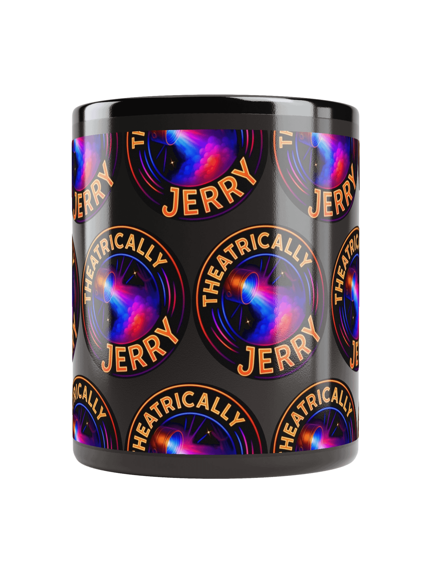 Limited Edition Theatrically Jerry Obsidian Black Coffee Mug product image (9)
