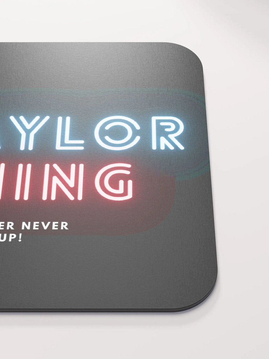 NEVER GIVE UP IceTaylor Neon Mouse Pad product image (5)