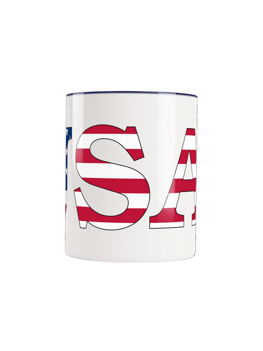 Two-tone Ceramic Mug-USA Flag product image (65)