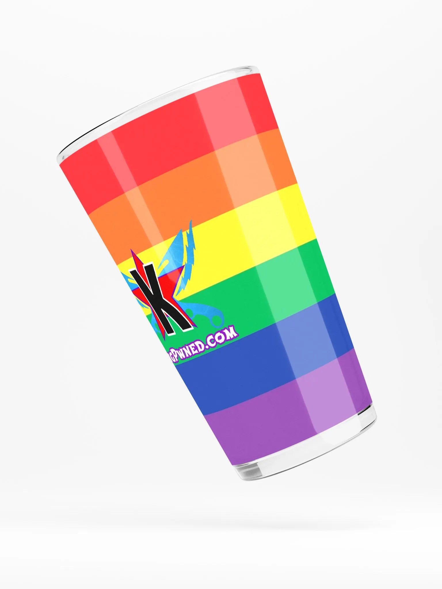 FaceLogo PintGlass Full Print [Pride 2024] product image (4)