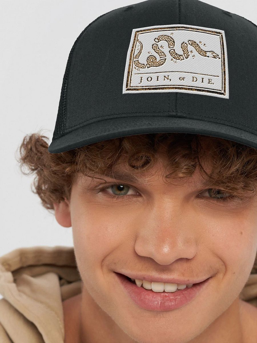 "Join or Die" Embroidered Trucker Hat product image (63)