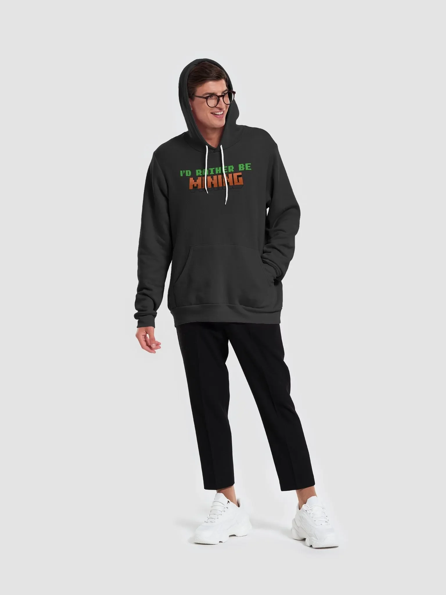 I'd Rather Be Mining Hoodie - Carrot Colours product image (5)