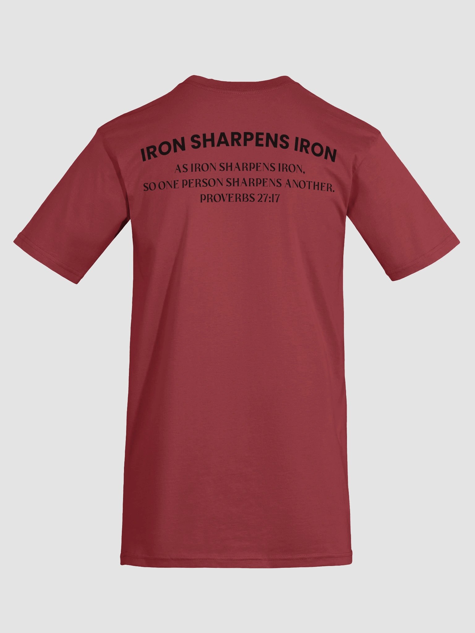 Beards For Jesus - Iron Sharpens Iron Tee - Black Logo - Men's Heavyweight product image (53)