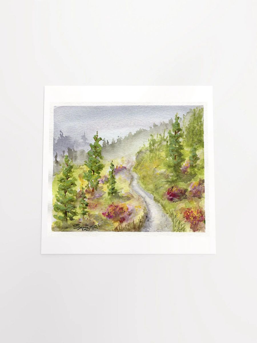 Misty Vibes Watercolor Print product image (7)