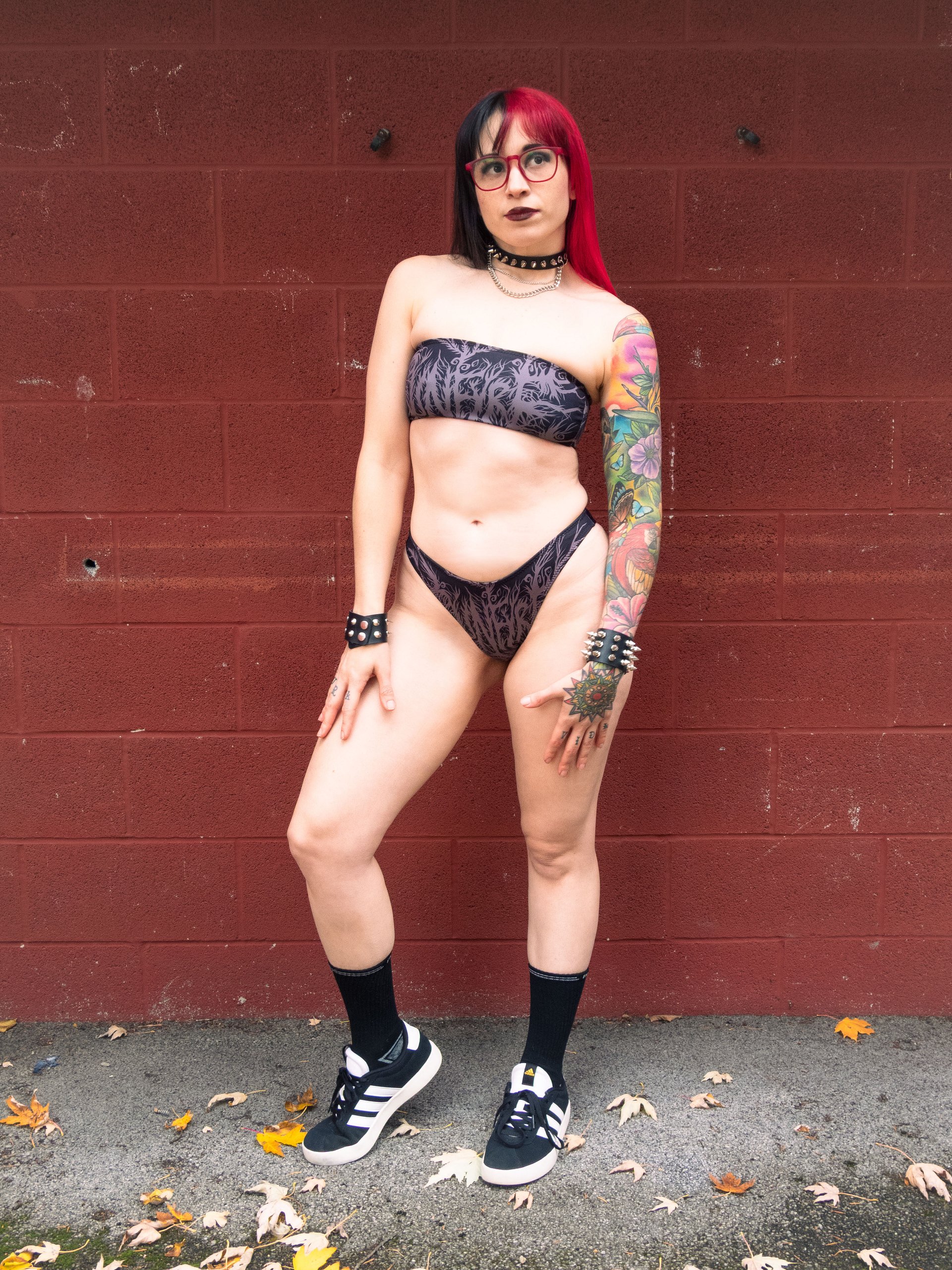 Sunfyre Gray Metal Logo Bikini product image (5)