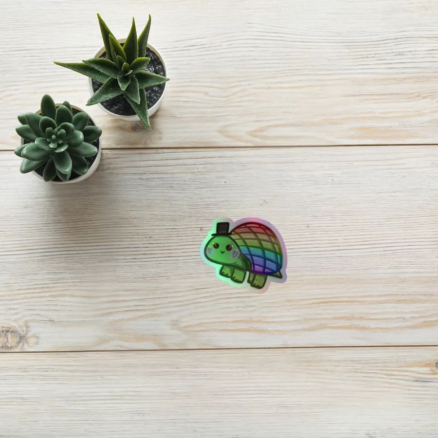 Gay Turtle - LGBT Turtle Rainbow Flag Shell product image (10)