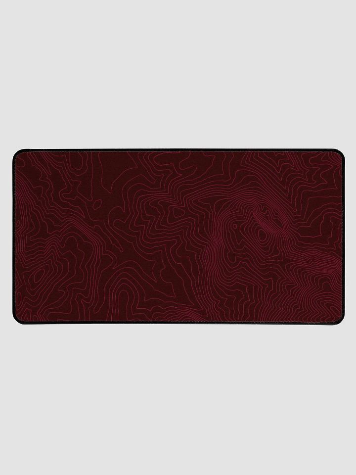 Maroon and Red Topographic Mouse Pad product image (1)