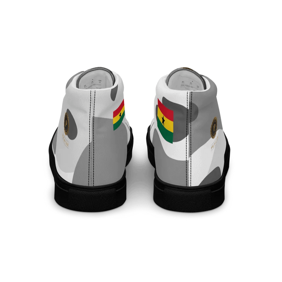 Ghanaian Emblem High Top Canvas Shoes product image (5)