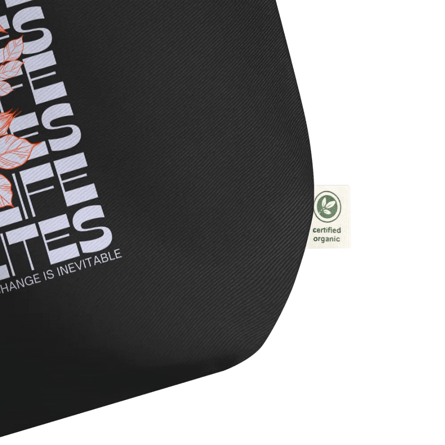 LowLifeHighLites Eco Cotton Floral Tote Bag product image (2)