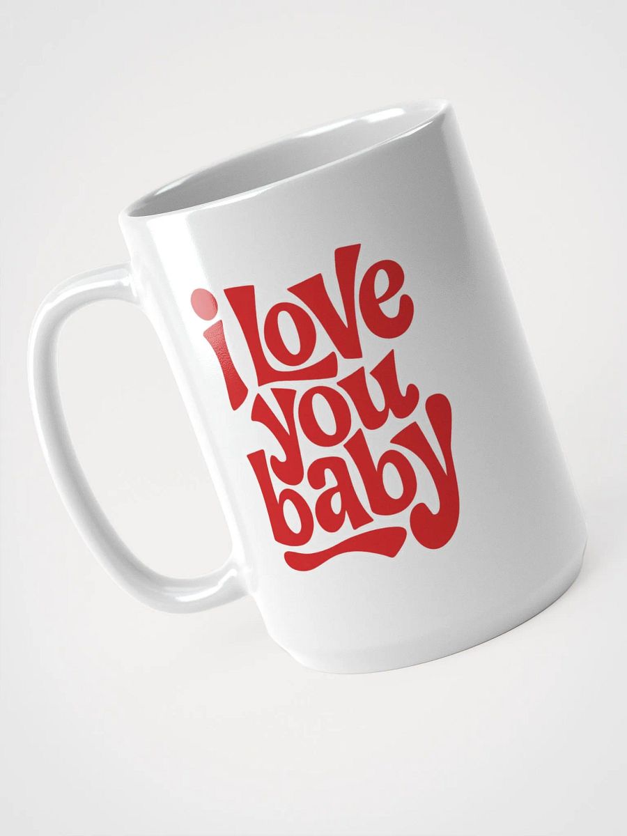 Bold Love Statement White Glossy Mug product image (3)