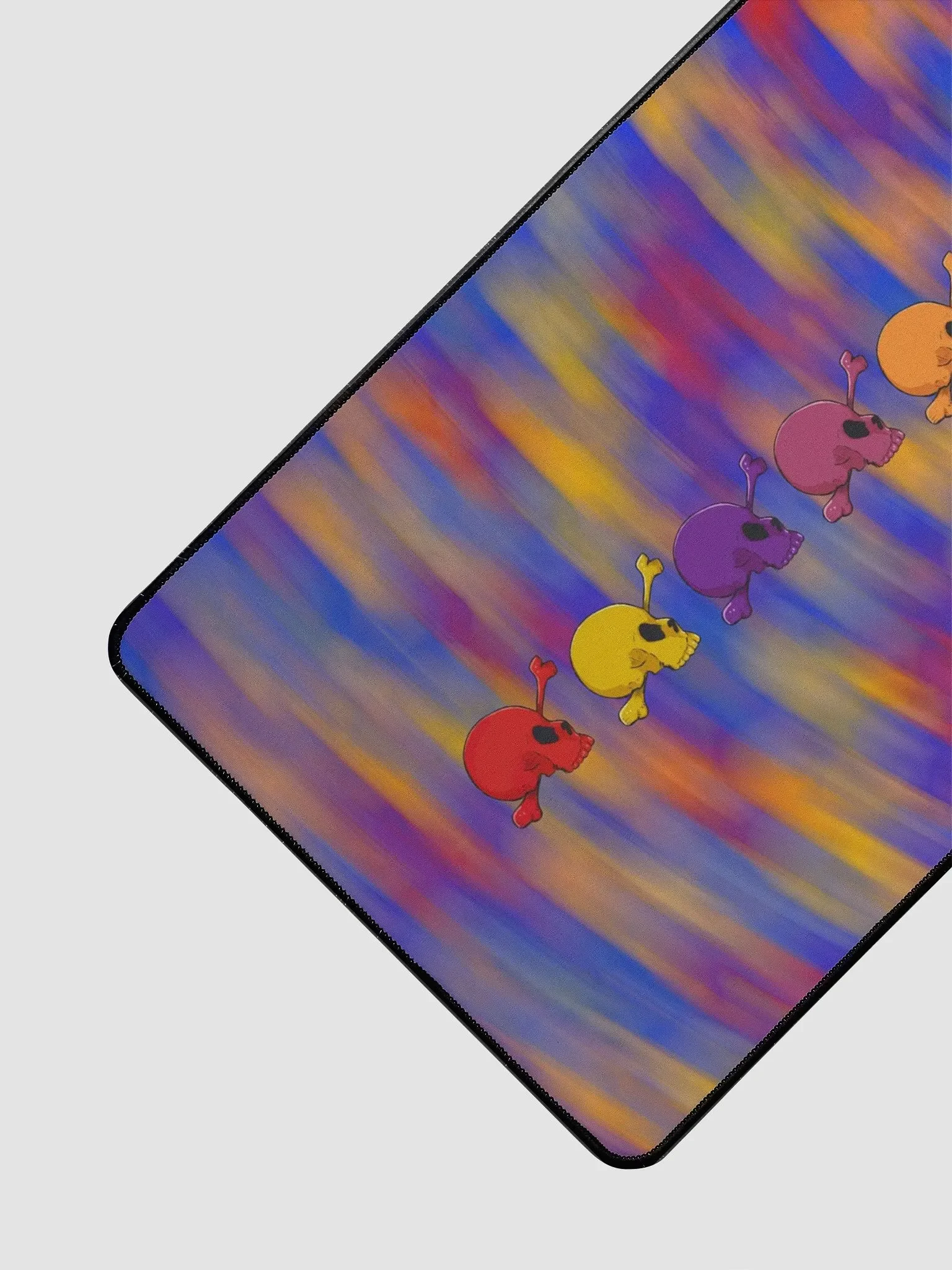 Chromatic Skull Swirl Desk Mat product image (3)