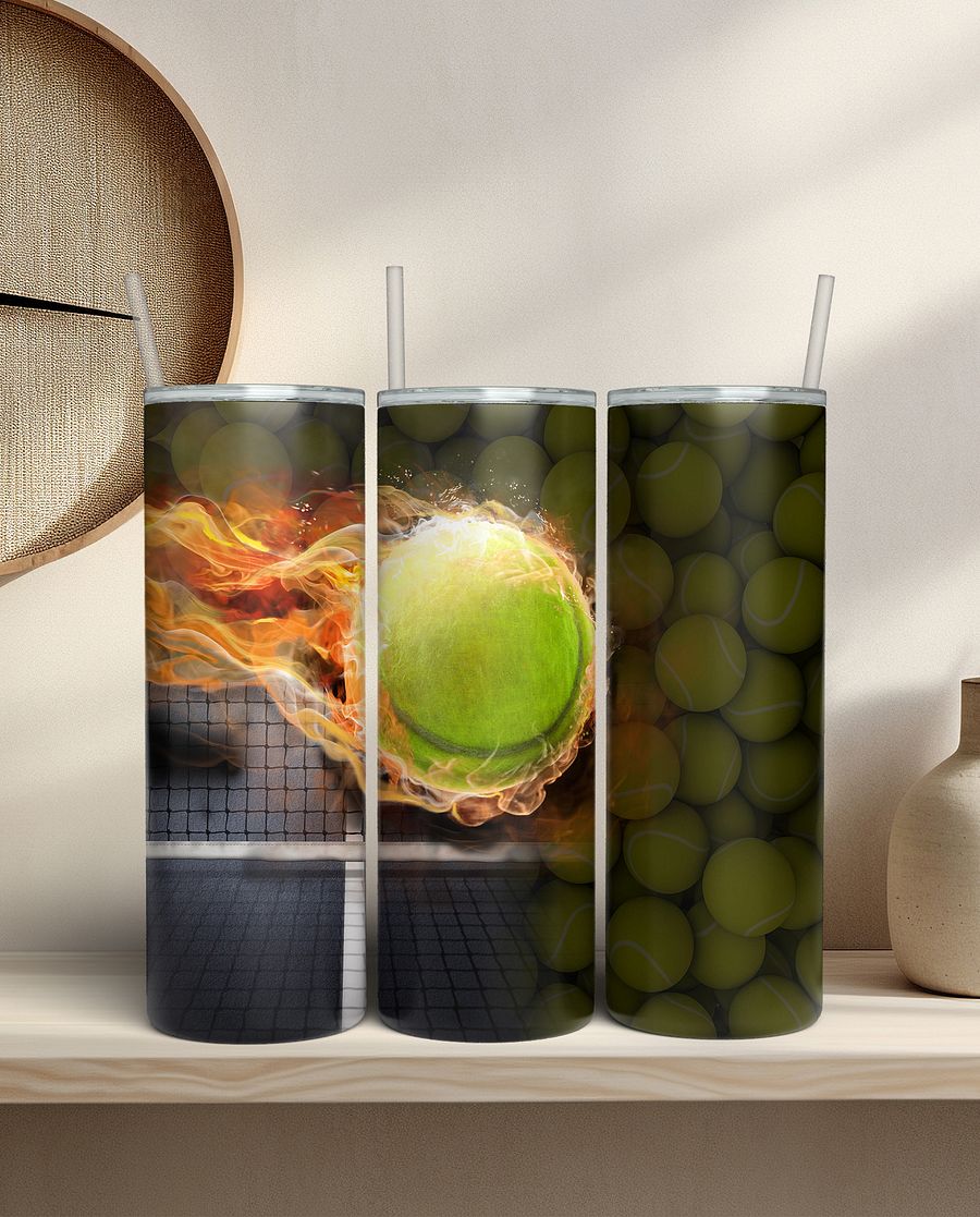 Tennis ball in Flames product image (2)