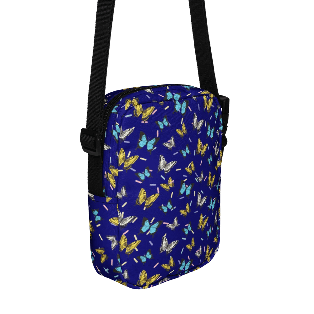 Fluttering Butterfly All-Over Crossbody Bag for nature lovers moms friends product image (2)