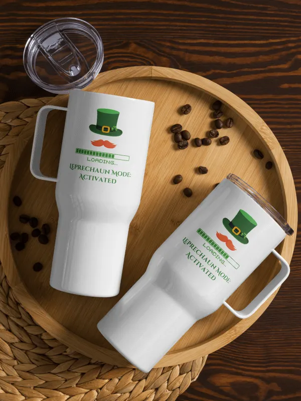 Leprechaun Mode Activated Travel Mug product image (1)