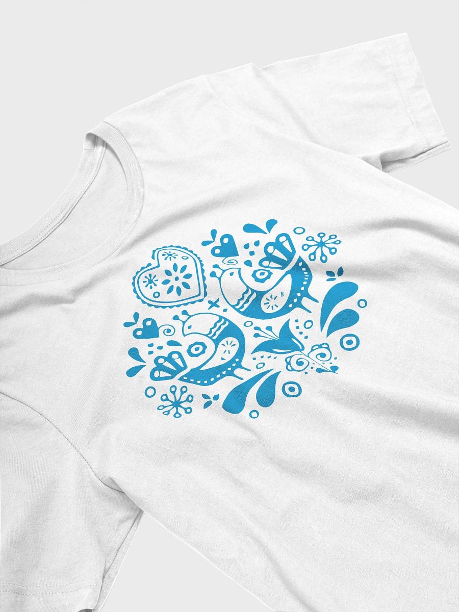 Symmetrical Folk Art Birds T-Shirt product image (23)