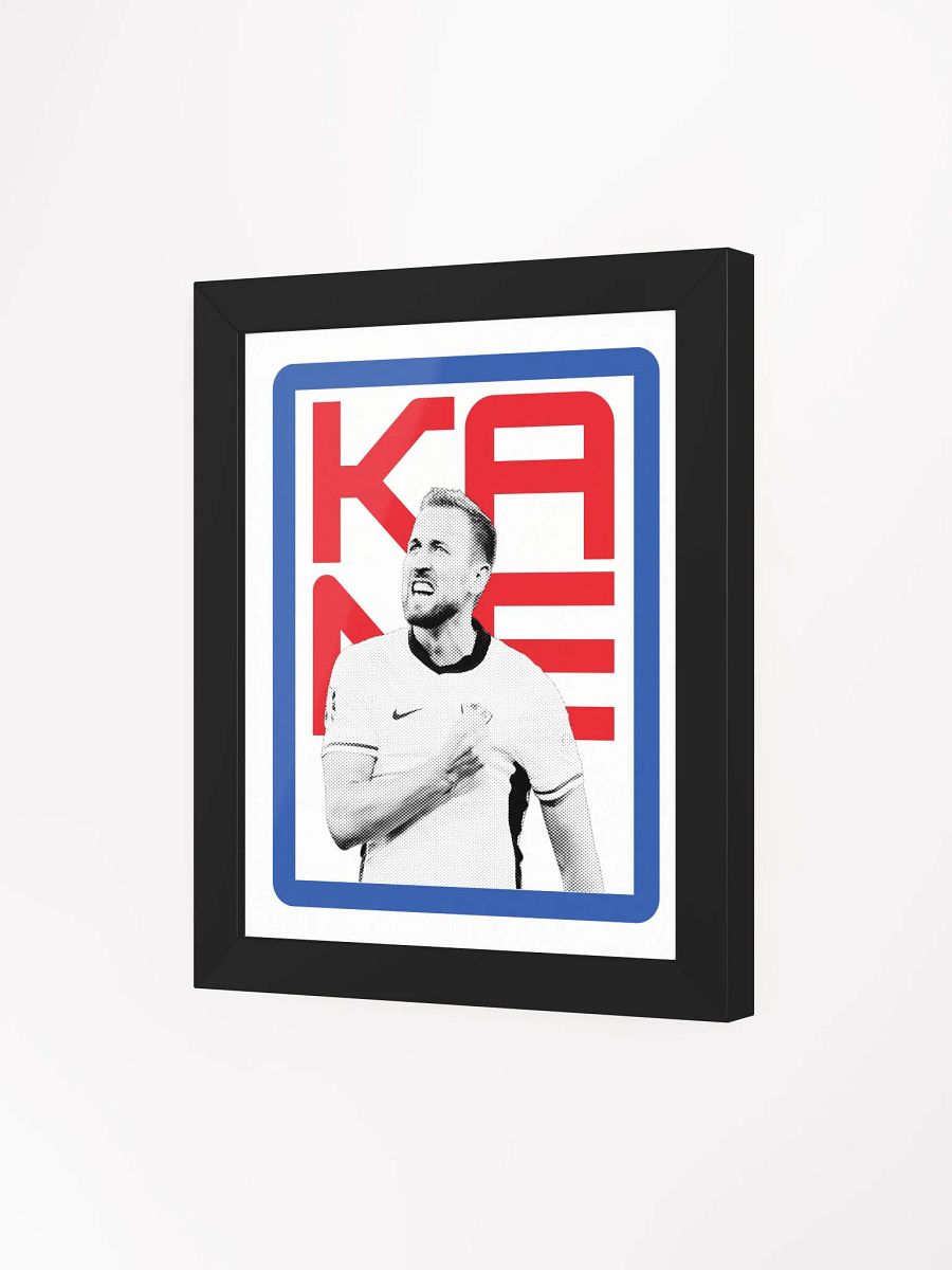 Harry Kane BW England Name Art Framed Print product image (2)