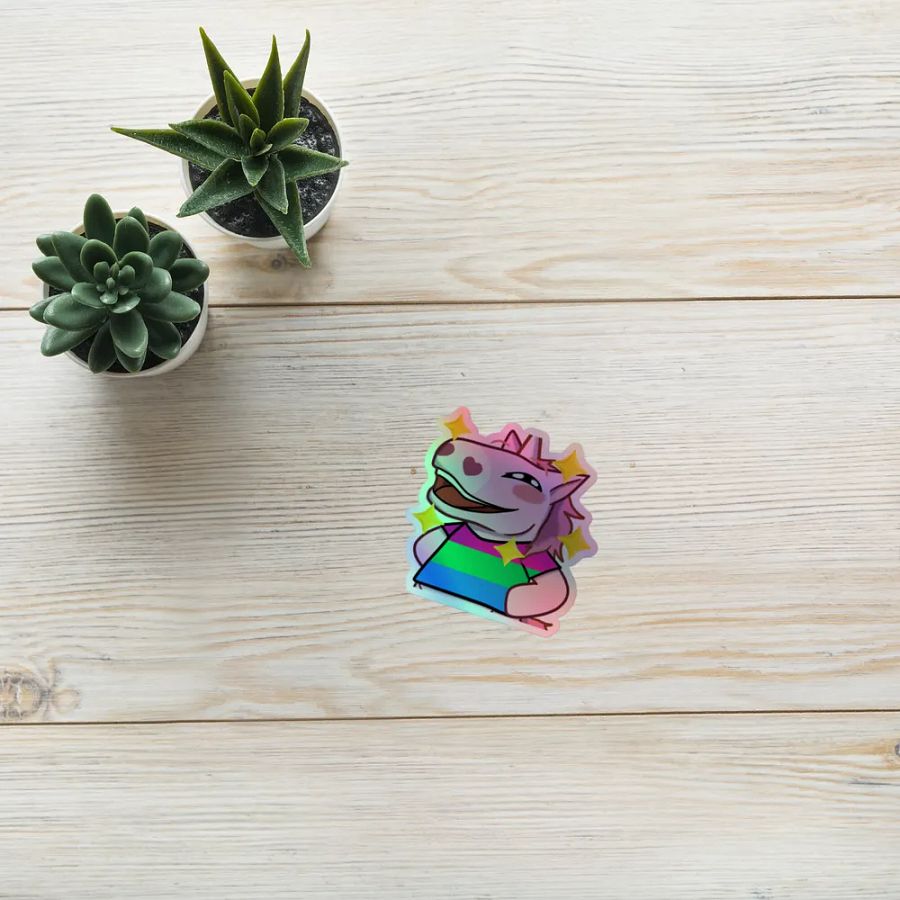 POLY Pride Holographic Sticker product image (10)