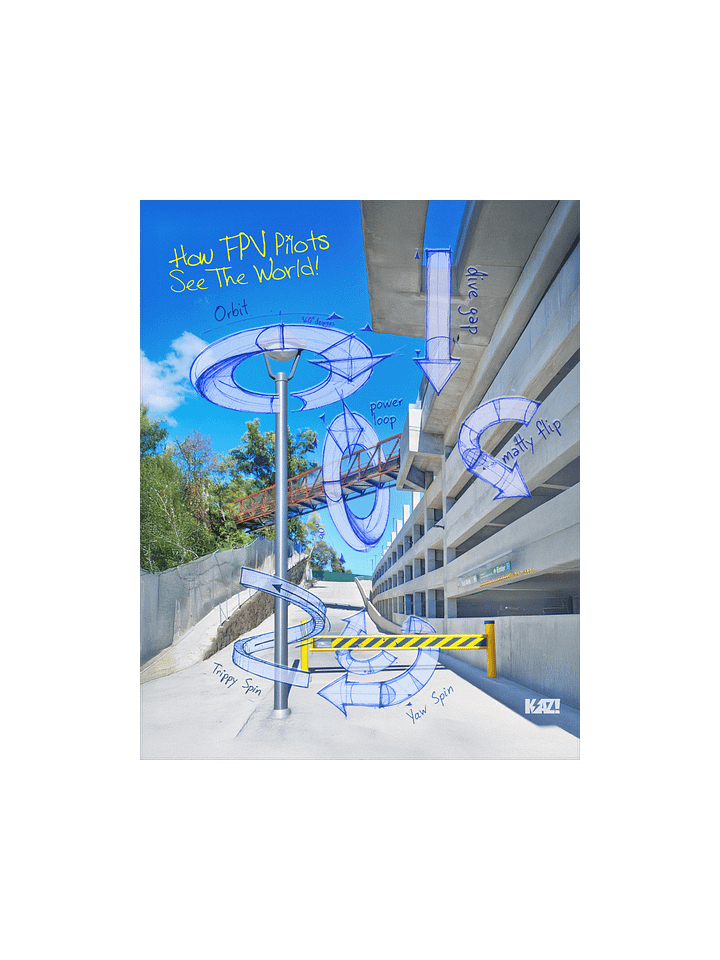 How FPV Pilots See The World - Print product image (1)